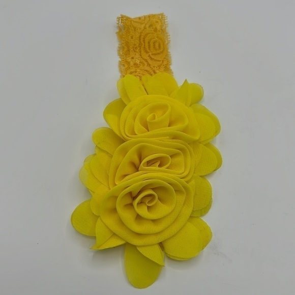 HEADBANDS SET OF 17 HOMEMADE SOLID COLOR FLORAL LACE BABY GIRL New without tags - Picture 4 of 16